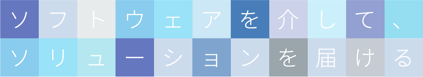 ソフトウェアを介して、ソリューションを届ける